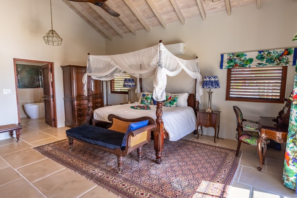 Master Bedroom with colonial bed