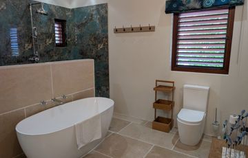 Master bathroom and shower